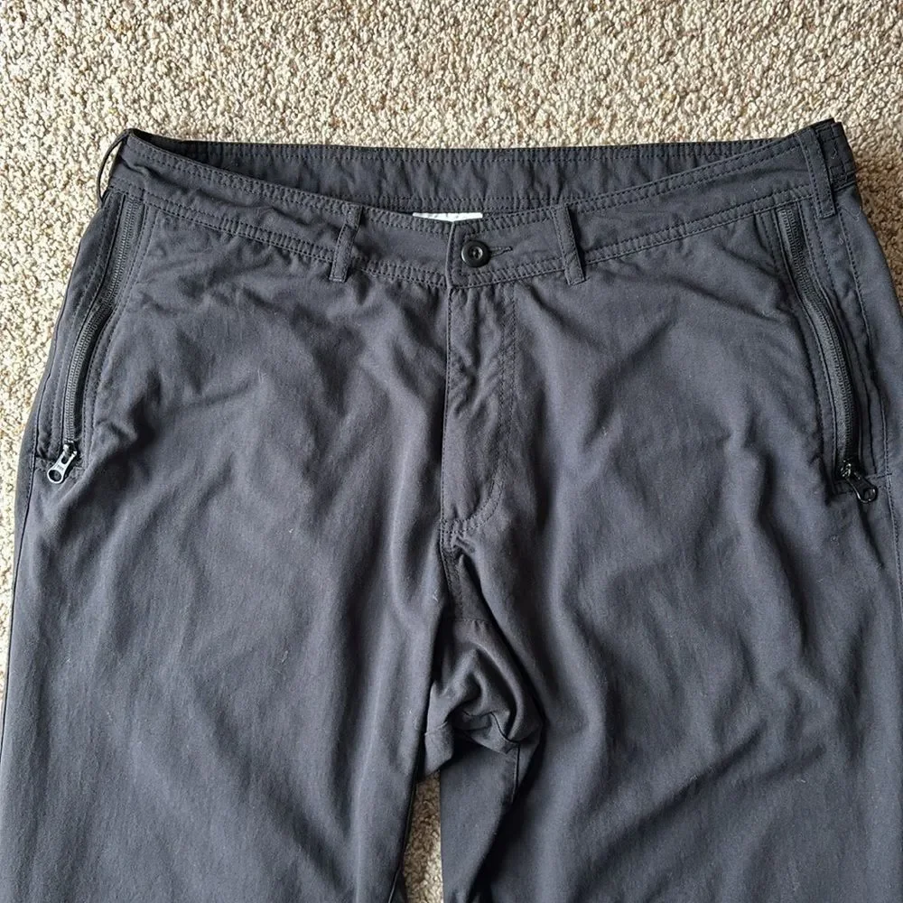 Clothing Arts Men’s P^Cubed Pick-Pocket Proof Travel Adventure Pants Black 34